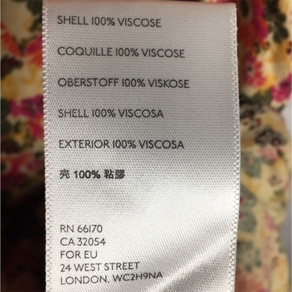 FREE PEOPLE flounce floral asymmetrical skirt - Picture 10 of 13